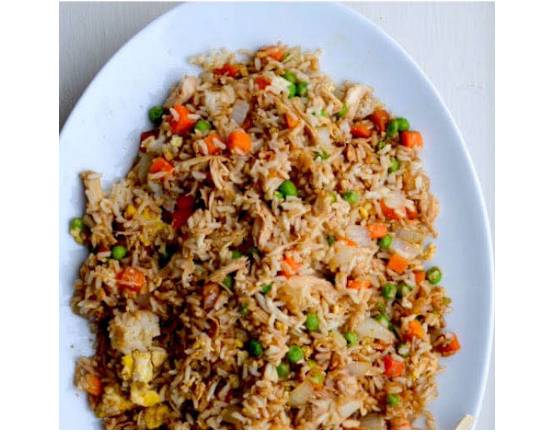 Vegetable fried rice/ 什菜炒饭